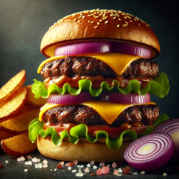 Double smash & Frites